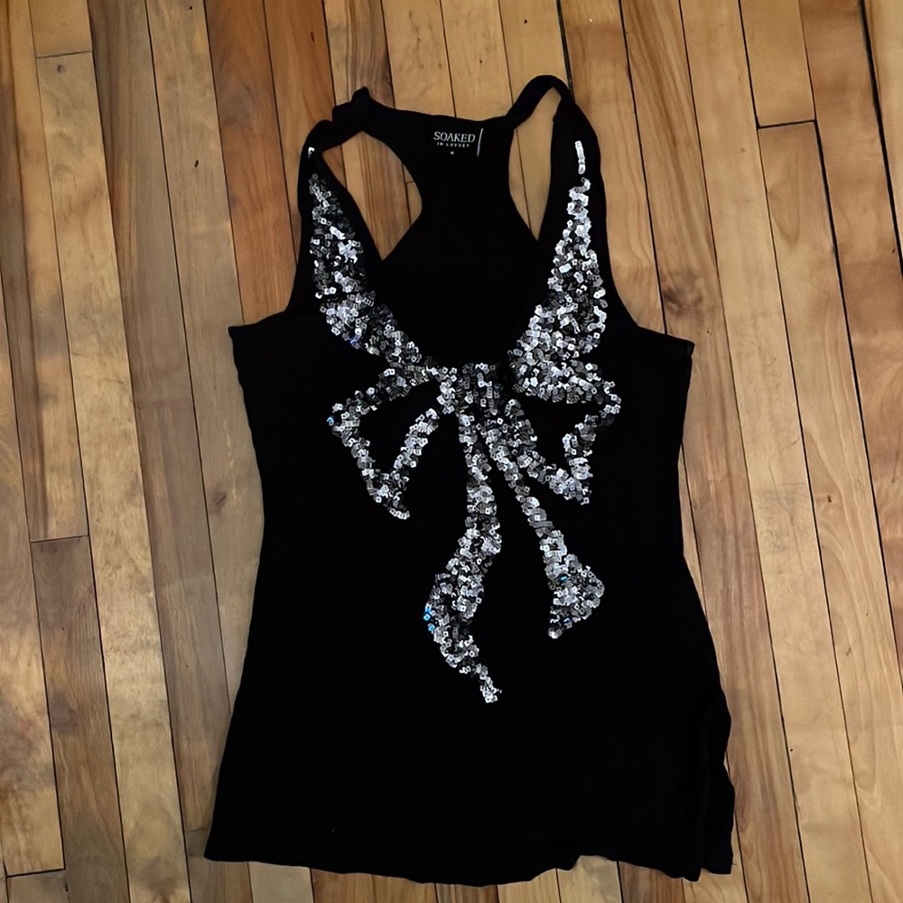 Sparkly racerback tank